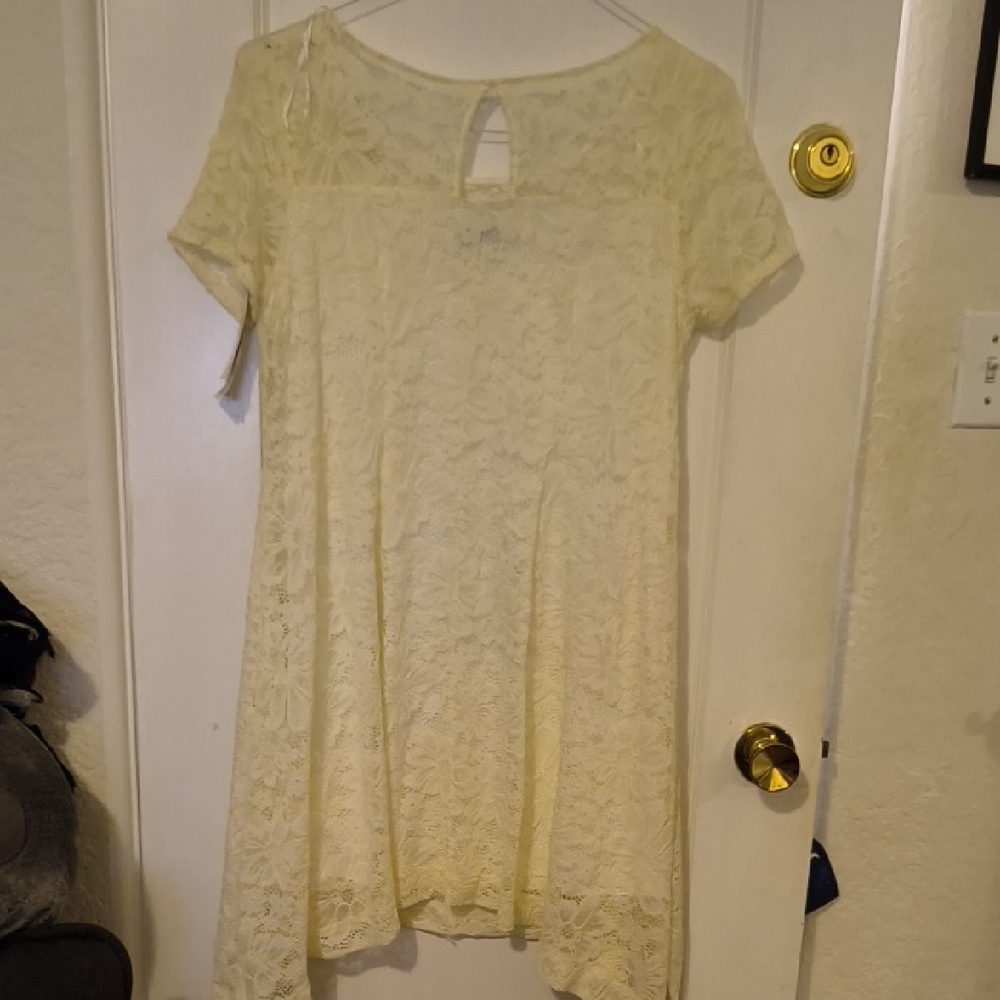 NWT Signature by Robbie Bee | White Lace Dress - Picture 4 of 4